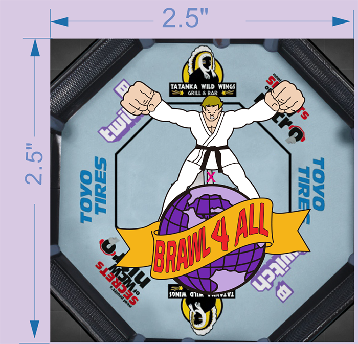 nL Brawl 4 All Pin